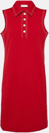 Tory Sport Contrast Stitch Polo minidress