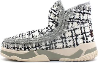 Mou Winterlaarzen - Dames - Winterlaarzen - Wit - 35 EU - Leer - Schoenen