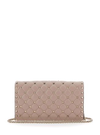 Valentino Garavani Rockstud Shoulder Bag - Pink