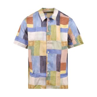 Paul Smith Casual Fit Overhemd - Heren - Korte mouwen Overhemden - Veelkleurig - S - Overhemden