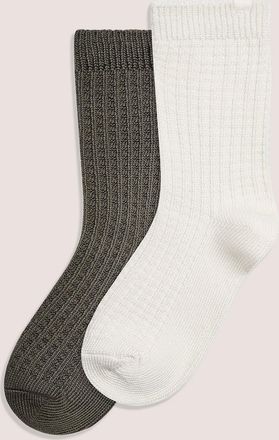 Lounge Waffle Crew-sokken (2-pack) - Multi - One Size