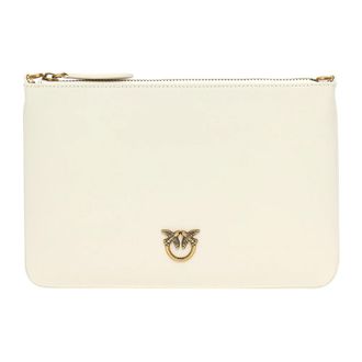 Pinko Pinko, Dames, Tassen, Beige, Maat: ONE Size Katoen