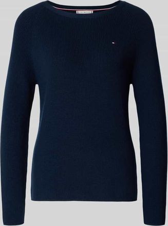 Tommy Hilfiger Regular Fit Pullover aus reiner Baumwolle in Marine, Gr&ouml;&szlig;e XL