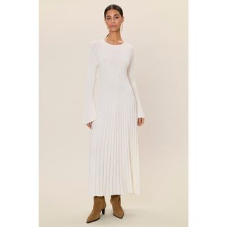 Rebecca Taylor Ella Sweater Dress in Ivory at Nordstrom, Size X-Small