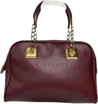 Givenchy Pre-owned Handbag - Dames - Vintage Handtas - Paars - ONE Size - Leer - Vintage
