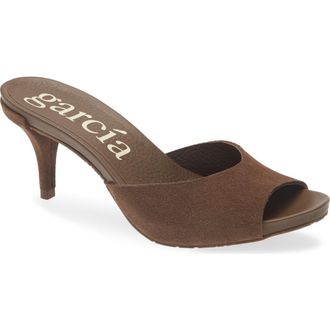 Pedro Garcia Welch Slide Sandal in Chocolat Castoro at Nordstrom, Size 9.5Us