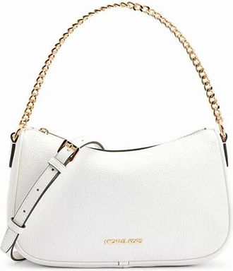 Michael Kors Stijlvolle leren tas voor vrouwen - Dames - Schoudertassen - Wit - ONE Size - Leer - Tassen