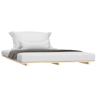 vidaXL Estructura De Cama Madera Maciza De Pino 140x200 Cm Vidaxl