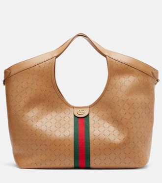 Gucci Gucci Giglio Large leather tote bag