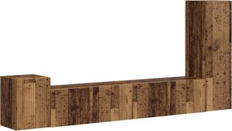 vidaXL Conjunto De Mueble De Tv 3 Uds. Madera Vieja Vidaxl