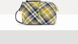 Vivienne Westwood Wash Bag Woven Tartan Fluro-tartan One Size Women