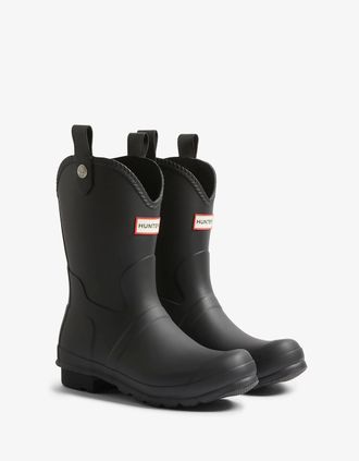 Hunter Womens Hunter Womens Original Cowboy Boot Wellies - Black - Size: 6