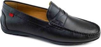 Marc Joseph New York Hamilton Penny Strap Driving Loafer in Black Grainy at Nordstrom Rack, Size 10.5