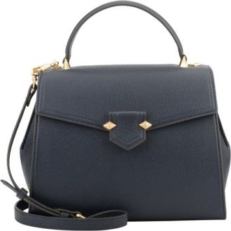 Pourchet S&egrave;vres Kleine Handtas - Dames - Handtassen - Blauw - ONE Size - Leer - Tassen