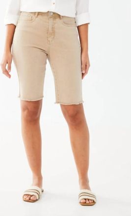 FDJ Suzanne Bermuda Shorts In Sand Dollar