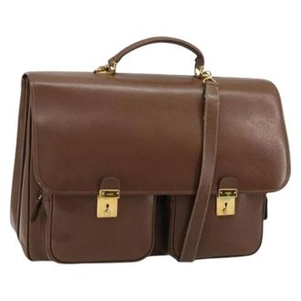 Gucci Pre-owned Shoulder Bags, female, Brown, Size: ONE SIZE Pre-owned Vintage Shoulder Bag