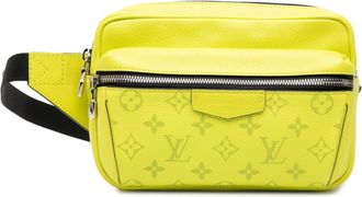 Louis Vuitton Taigarama Jaune Yellow Pvc Leather Sling Bag (Pre-Owned)