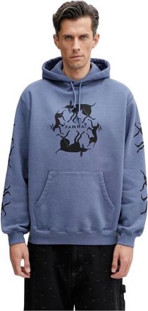 by Parra Hoodies & sweatvesten, Heren, Blauw, L, Katoen, Non Grand Cafe Hoodie
