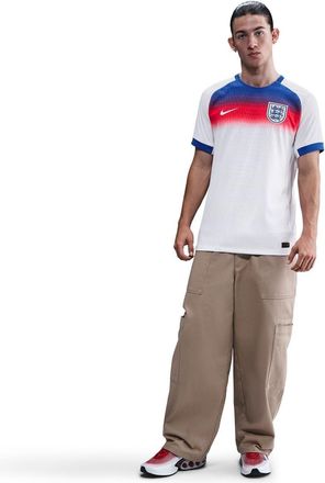 Nike Heren 2025 Engeland FA-thuisshirt (Wit/blauw)