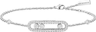 Messika Baby Move 18k White Gold Diamond Bracelet
