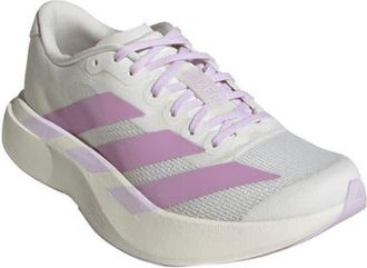 adidas Adizero Evo SL Running Shoe in Off White/Lilac/Ice Lavender at Nordstrom, Size 10.5