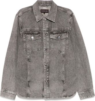 Michael Kors denim shirt jacket - men - Cotton - M - Grey
