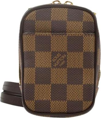 Louis Vuitton Pre-owned Cross Body Bags, female, Brown, Size: ONE SIZE Pre-owned Canvas Cross Body Bag