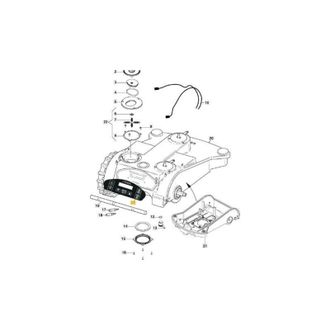 STIGA Sports Teclado Robot Stiga Ac700 (l300) 15 Original Stiga - 122420015/0