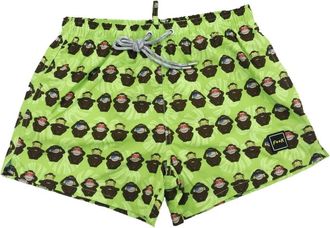 F**k Korte Zwemkleding - Heren - Strandmode - Veelkleurig - S - Badmode