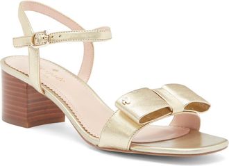 Kate Spade New York cindy bow sandal in Pale Gold at Nordstrom Rack, Size 9