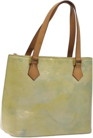 Louis Vuitton Tweedehands leren Louis Vuitton tassen - Dames - Vintage Shopper - Groen - ONE Size - Leer - Vintage