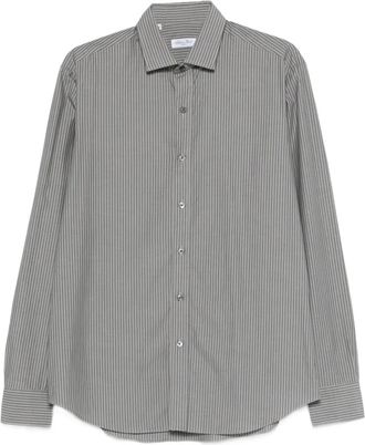 Salvatore Piccolo Camicia a righe - Grigio