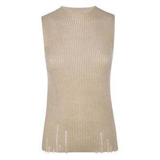 Uma Wang Sleeveless Tops - Tops - Mujer - Beige - L