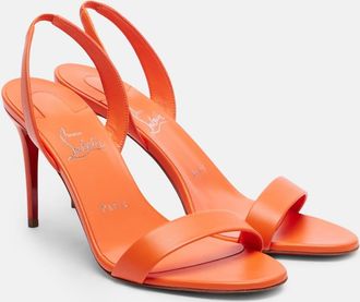 Christian Louboutin O Marylin 85 leather slingback sandals