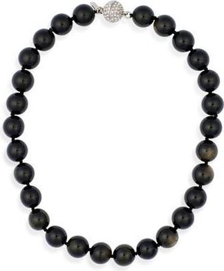 Kenneth Jay Lane Beaded Necklace in Black at Nordstrom Rack