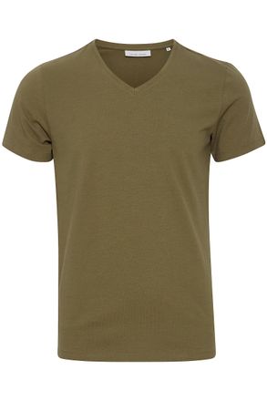 Casual Friday CFLincoln Mens V-Neck T-Shirt Short Sleeve Shirt with V-Neck Slim Fit, 180521_Burnt Olive, XXL