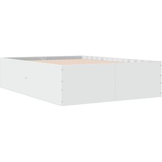 vidaXL Bed Frame without Mattress White 140x200 cm vidaXL