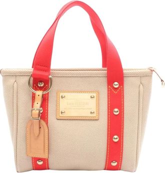 Louis Vuitton Pre-owned Tote Bags, female, Brown, Size: ONE SIZE Pre-owned Vintage Canvas Tote Bag