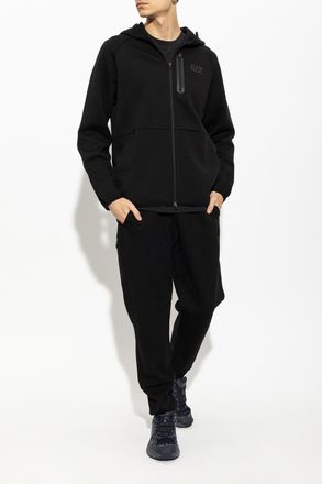 Emporio Armani Sweatshirt With Logo, Mens, Black