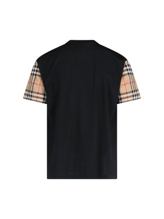 Burberry Womens T-Shirts And Polos Black Cotton