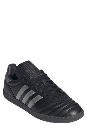 adidas Gender Inclusive Samba JP Sneaker in Core Black/Silver Met./Black at Nordstrom, Size 11.5 Womens