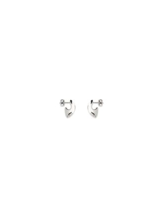 Bottega Veneta Sterling Silver Stud Earrings - Silver