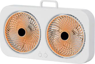 OEM Nuevo Ventilador De Ventana Para Dormitorio, Con Cabezal Giratorio Independiente De 180 Grados Y Doble Velocidad De 15,7 Pulgadas, Brazo Telesc&oacute;pico C