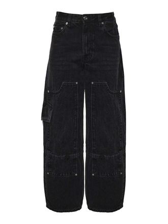 Ganni Essentials Rigid Denim Audri Black Washed