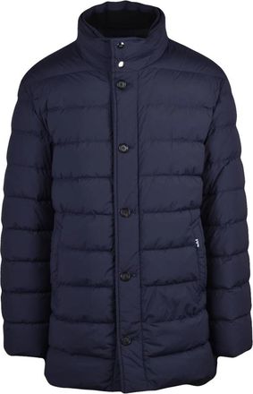 Add Dull Nylon Stretch Down Jacket - Heren - Gewatteerde jassen - Blauw - L - Nylon - Jassen