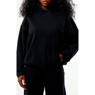 PacSun Core Fleece Hoodie in Black at Nordstrom, Size Xx-Large