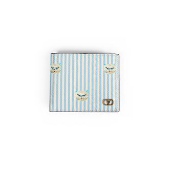 Valentino Vlogo Signature Printed Wallet