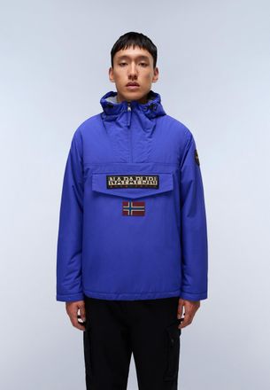 Napapijri Regenjacke NAPAPIJRI RAINFOREST, Herren, Gr. S, blau (royal blau), Obermaterial: 100% Polyamid, Jacken Regenjacke, mit Kapuze, mit regulierbarem Elast