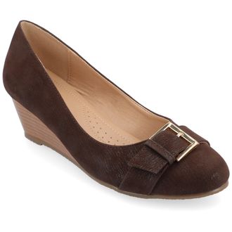 Journee Collection Collection Womens Comfort Graysn Wide Width Wedge