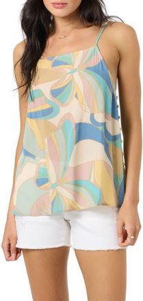 O'Neill Martina Butterfly Print Camisole in Desert Sage at Nordstrom, Size Xx-Large